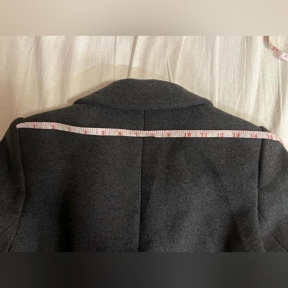 Zara TRF Trafaluc Wool Blend Women’s Outerwear Grey Coat, Size - Small - Picture 12 of 14